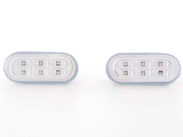 Jeu de clignotants latéraux à LED VW Golf 4, chrome -
