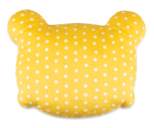 Cushions Coussin Junior 35 cm Polyester Blanc/Jaune - Lemon Ribbon – Image 6
