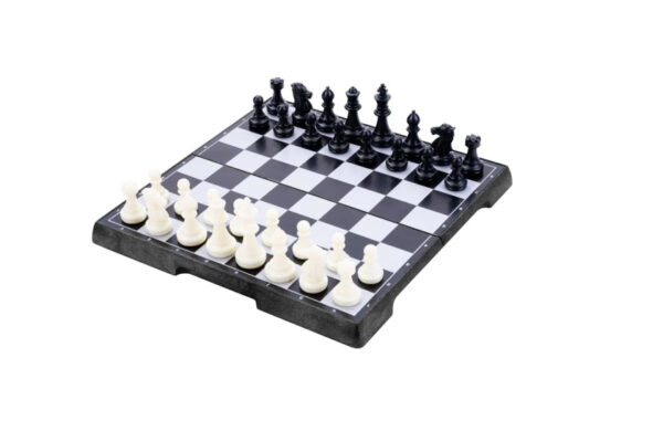 Jeux de voyage Jeu d'échecs de voyage 16x16 cm pliable noir - Longfield Games – Image 13