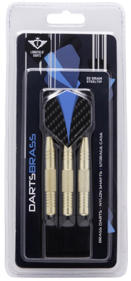 Darts Jeu de fléchettes Steeltip 22 grammes Or/Bleu 3 pièces - Longfield Games – Image 14