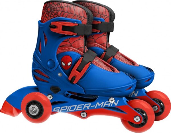 Patins à roulettes en ligne Spider-Man Patins Inline Hardboot Rouge/Bleu taille 27-30 - Marvel – Image 6
