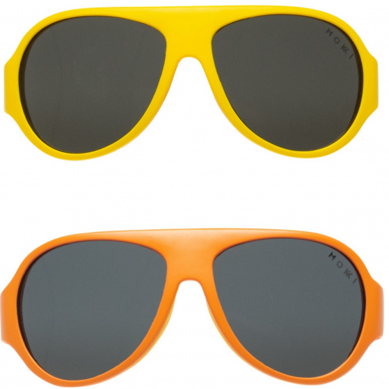 Lunettes de soleil Lunettes de soleil Click & Change pour enfants 2-5 ans jaune 2 pcs - Mokki – Image 6