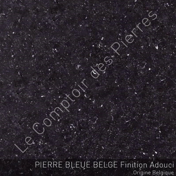 Vasque en pierre Lourmarin - 130 x 36 x 10 - Pierre Bleue Belge Adouci - COMPTOIR DES PIERRES – Image 2
