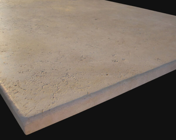 Plateau de table rectangle - 80 x 100 x 3 - Lanvignes Doré Jaune Vieilli - COMPTOIR DES PIERRES – Image 3