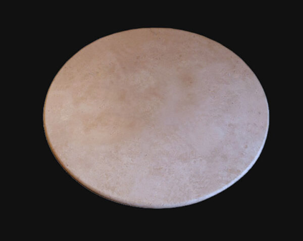 Plateau de table en pierre Carré - 130 x 130 x 3 - Lanvignes Antiquaire - COMPTOIR DES PIERRES – Image 5