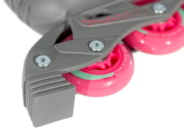 Patins à roulettes en ligne patins inline Riddler hardboot 82A gris taille 31-34 - Playlife – Image 14