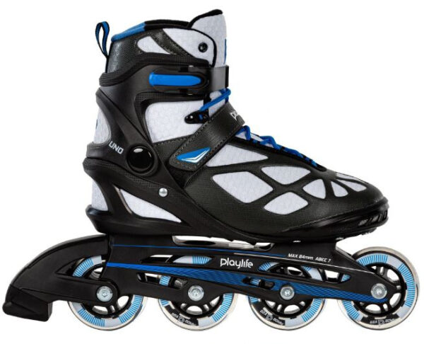 Patins à roulettes en ligne patins à roulettes Uno Black 80 softboot 82A noir taille 42 - Playlife – Image 9
