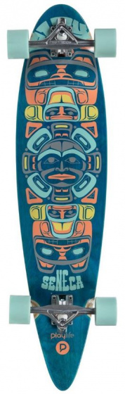 Longboards longboard Seneca 97 x 23 cm bois noir/bleu - Playlife – Image 7
