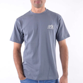 T-shirt, chemise, top moderne, design de classe, gris taille S -