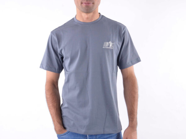 T-shirt, chemise, top moderne, design de classe, gris taille S -