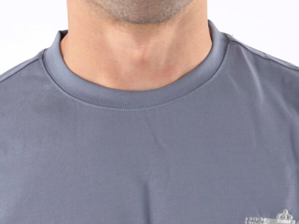 T-shirt, chemise, top moderne, design de classe, gris taille S - – Image 2