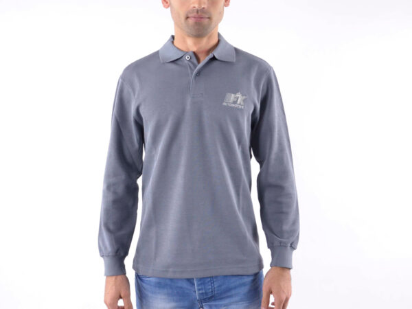 Polo, polo, top moderne, design de classe, gris taille S -