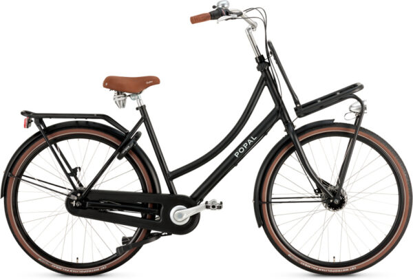 Vélos de transport dames Daily Dutch Prestige 28 Pouces 47 cm Femme 7SP Rollerbrakes Noir mat - Popal – Image 12