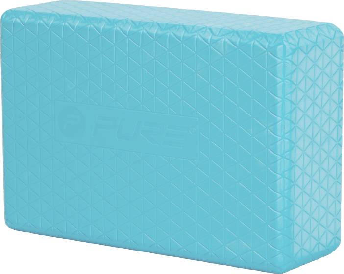 Rouleaux de mousse bloc de yoga 23 x 15 x 7,5 cm EVA bleu - Pure2Improve – Image 4