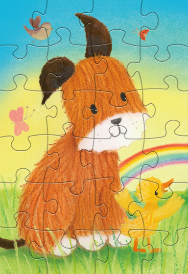 Puzzles Hond & Eendje puzzle junior 24/24 pièces - Rebo Productions – Image 8