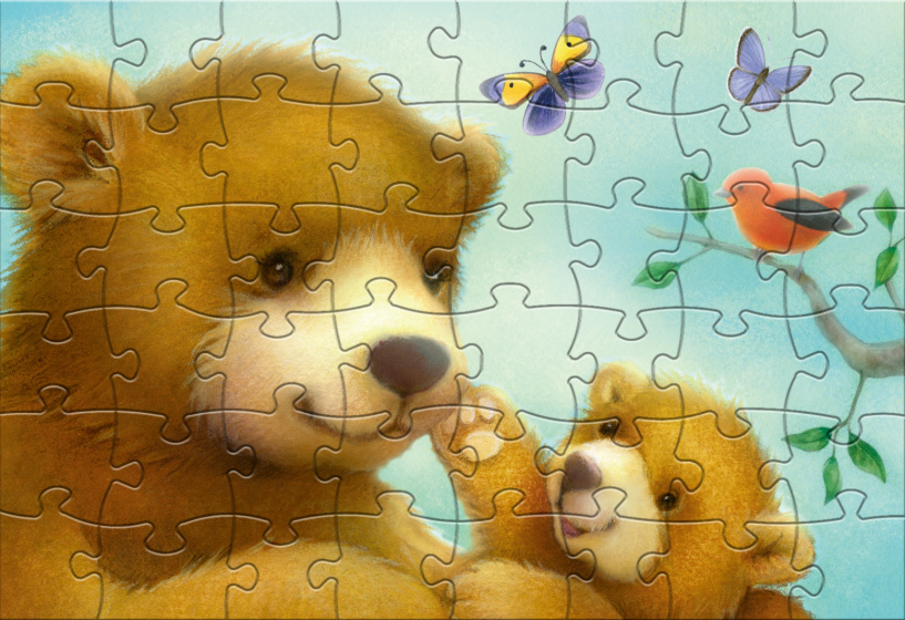 Puzzles Sweetest Bear puzzle junior 24/48 pièces - Rebo Productions – Image 7