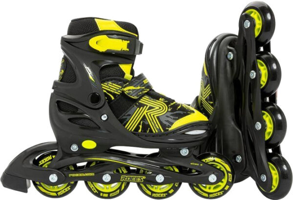 Patins à roulettes en ligne patins à roulettes Jokey 3.0 softboot 82A noir/jaune taille 38-41 - Roces – Image 10