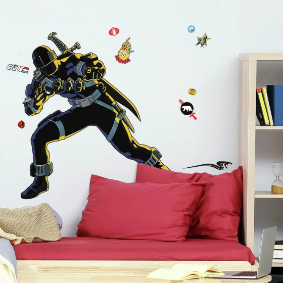 Wall decals GI Joe Retro Snake Eyes Sticker mural 93 cm 16 pièces - RoomMates – Image 17