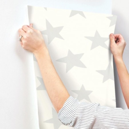 Wallpaper Papier peint autocollant Étoiles scintillantes 52 x 500 cm Blanc/Or - RoomMates – Image 12
