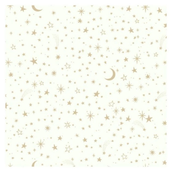 Wallpaper Papier peint autocollant Étoiles scintillantes 52 x 500 cm Blanc/Or - RoomMates – Image 8