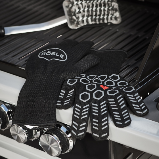 Oven gloves Premium gants de barbecue 33,5 cm noir 2 pcs - Rösle – Image 7