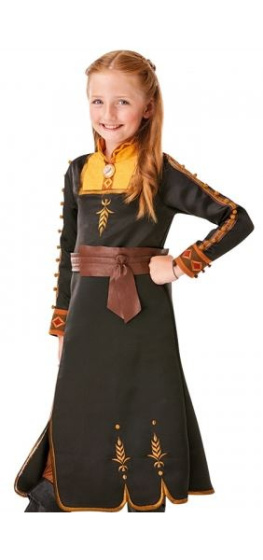 Habillage Anna Frozen II costume 4 pièces violet taille 128 - Rubie's – Image 7