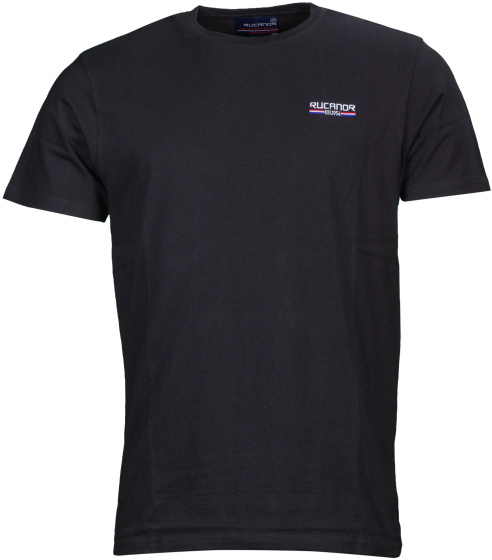 Fitness shirts Raffi chemise basique col rond hommes noir taille S - Rucanor – Image 4