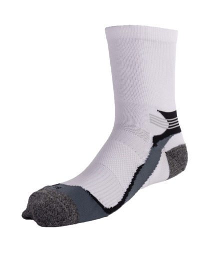 Running socks Chaussettes de course longues 2-pack blanc/gris taille 43-46 - Rucanor – Image 11