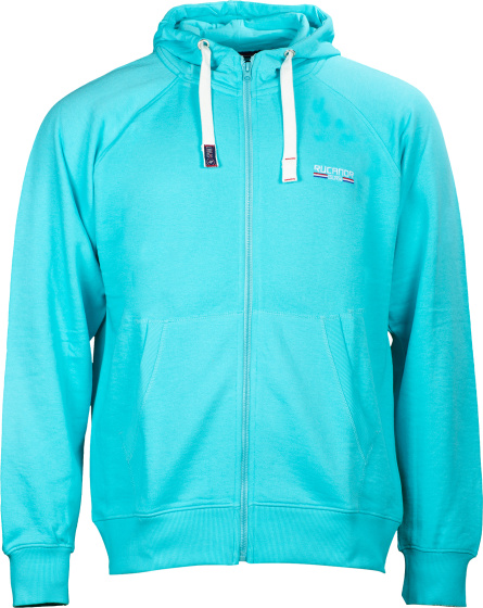 Fitness vestes Sky sweatvest à capuche non brossé hommes aqua taille S - Rucanor – Image 8
