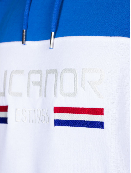 Pullovers Trevor sweat-shirt à capuche homme bleu/blanc taille M - Rucanor – Image 8