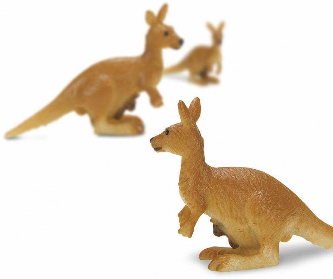 Playing figures Set de jeu Kangourous 2,5 cm marron 192 pièces - Safari – Image 8