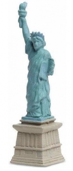 Sets de jeux Statue de la Liberté jeu 2,5 cm PVC bleu/gris 192 pièces - Safari – Image 5
