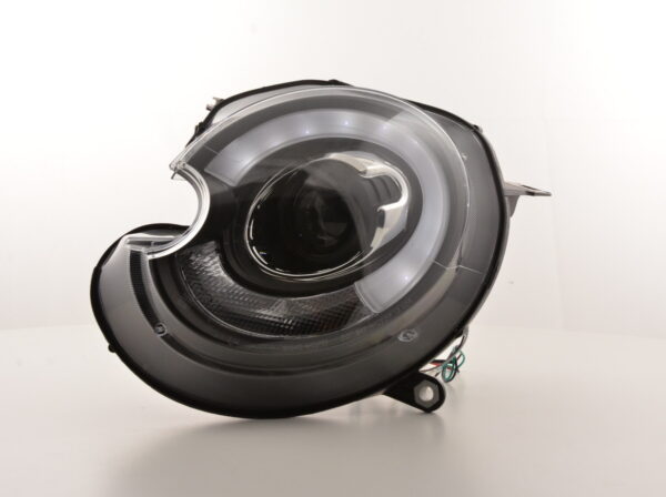Phares Xenon Daylight LED DRL look Mini One / Cooper 06-10 noir -
