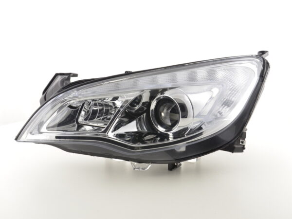 Phares avant Opel Astra J 5 portes 2009-2012 chrome avec moteur - – Image 3