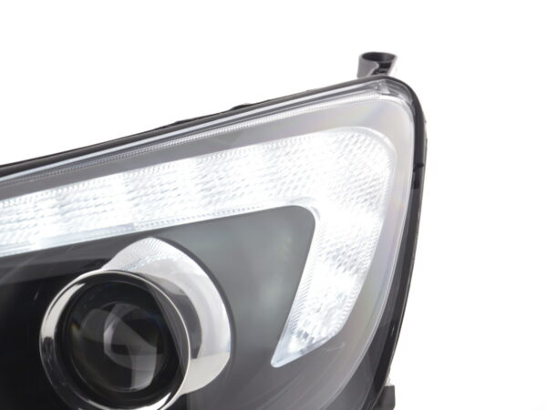 Phare avant Opel Astra J 5 portes 2009-2012 noir avec moteur - – Image 4