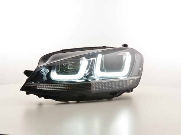 Phare Daylight LED feux de jour VW Golf 7 à partir de 2012 noir / chrome - – Image 2