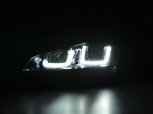 Phare Daylight LED feux de jour VW Golf 7 à partir de 2012 noir / chrome - – Image 3