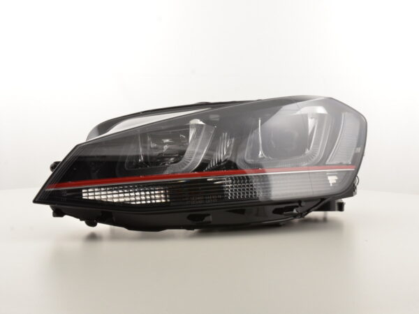 Phares Daylight LED feux de jour VW Golf 7 à partir de 2012 noir / rouge - – Image 4