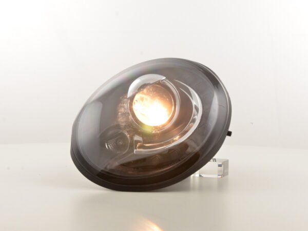 Phare Daylight LED DRL look VW New Beetle 9C 98-05 noir -