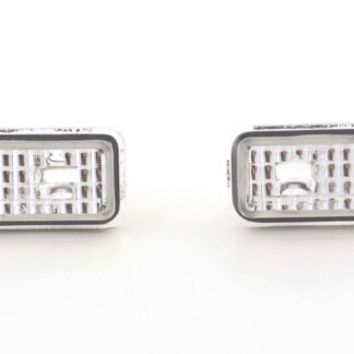 Jeu de clignotants latéraux VW Golf 2, chromé -