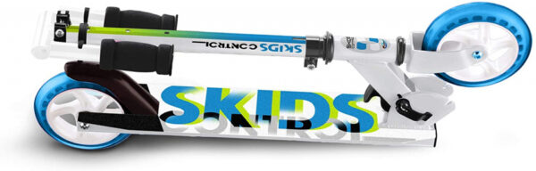 Children's scooters scooter 2 roues pour enfants Frein à pied pliable Blanc/Bleu - Skids Control – Image 6