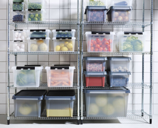 Storage boxes Dry 31 Boîte de rangement 33 litres Polypropylène Gris - SmartStore – Image 13