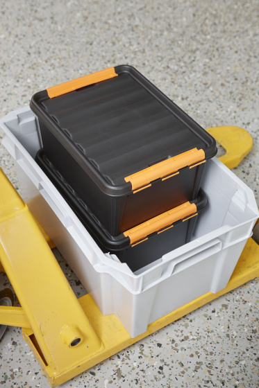 Storage boxes Pro 15 Boîte de rangement 14 litres Polypropylène Noir - SmartStore – Image 11