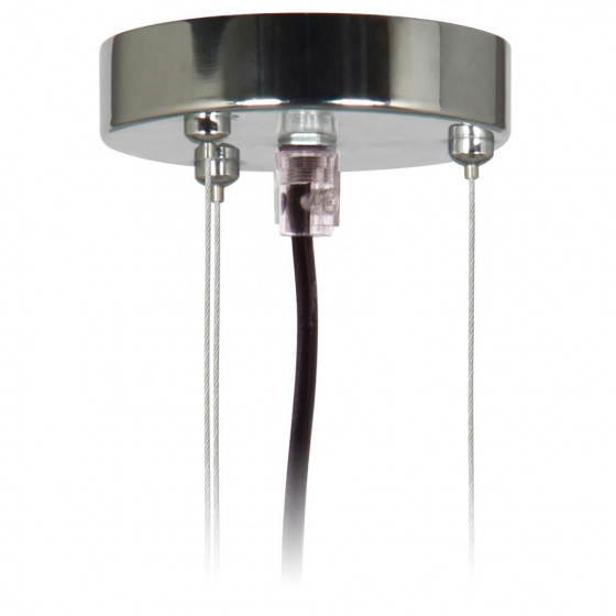 Lampes à suspension Set de suspension Lampe pendante 19 x 12 cm Chrome Argent - Smartwares – Image 4
