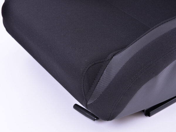 Sièges sport FK Set de sièges auto demi-coque cuir artificiel Cologne / tissu noir - – Image 4