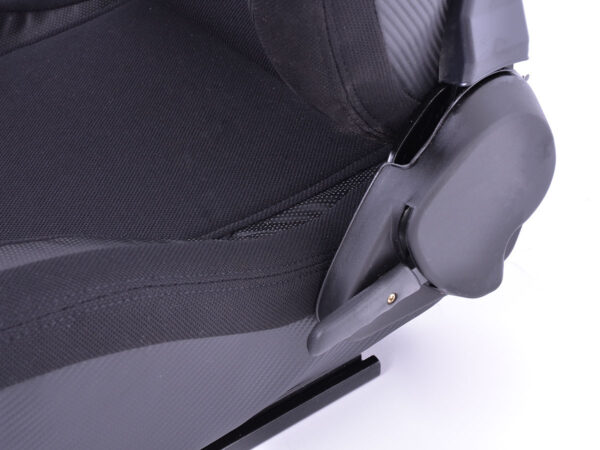 Sièges sport FK Set de sièges auto demi-coque cuir artificiel Cologne / tissu noir - – Image 5