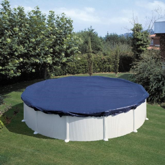 Covering tarpaulins housse d'hivernage ronde diamètre 460 cm vert - Summer fun – Image 6