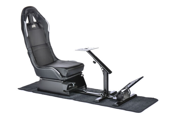 Tapis de protection FK gris foncé pour sièges de jeu de simulation de course - – Image 2
