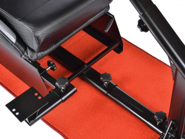 Tapis de protection FK tapis rouge pour sièges de jeu de simulation de course - – Image 3