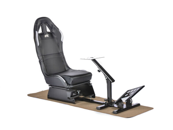 Tapis de protection FK beige pour sièges de jeu de simulation de course - – Image 2